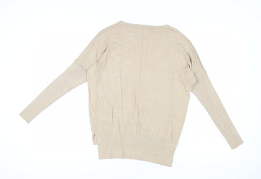 Guess Women's Beige Sequin Pullover Jumper XS