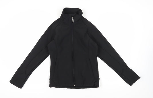 O Neills Women's Black Soft Shell Jacket Size 8