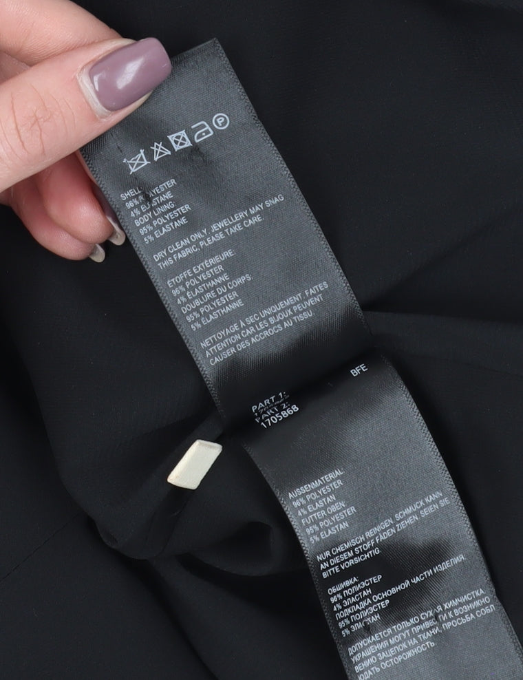 Whistles Women's Black Sheath Dress Size 8, Off Shoulder