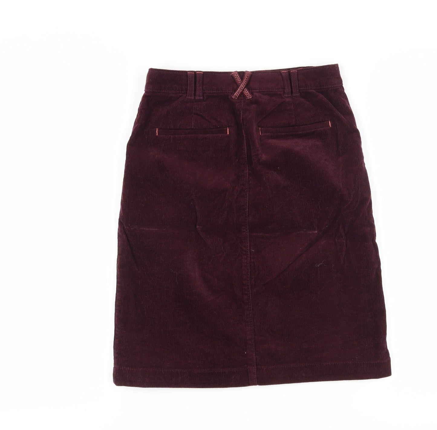 White Stuff Red Corduroy Women’s Pencil Skirt Size 6