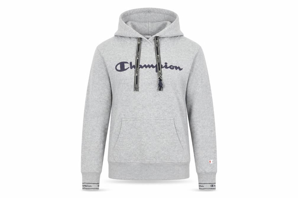 Womens UK XS Regular Champion Grey Pullover Hoodie