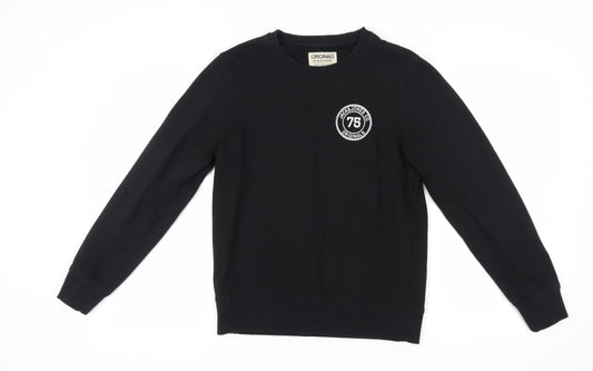 Jack & Jones Men's Black Pullover Sweatshirt S