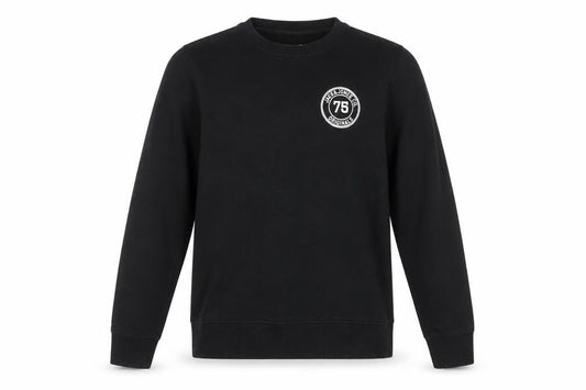 Mens UK S Regular JACK & JONES Black Pullover Sweatshirt