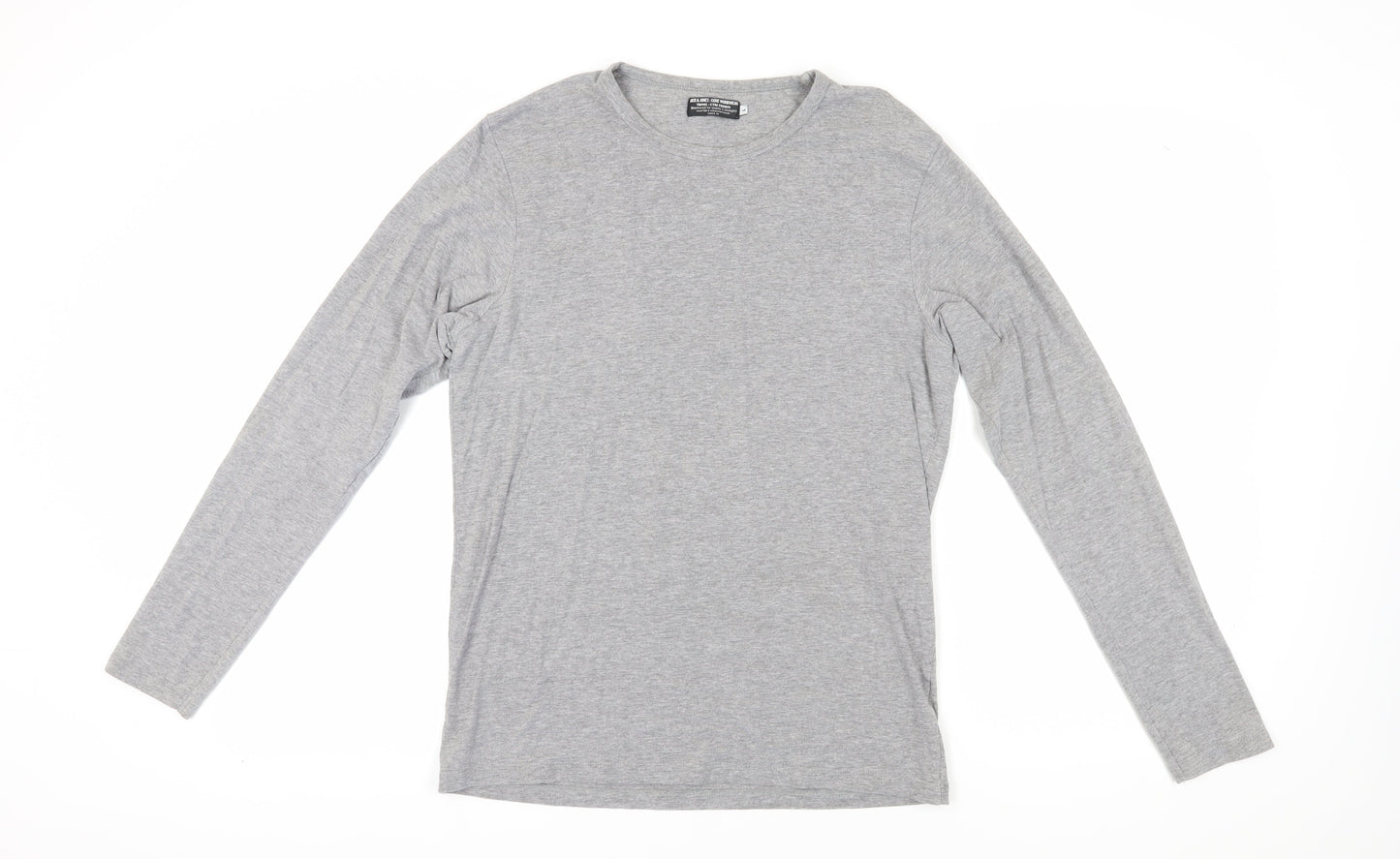 Jack & Jones Grey Men's Long Sleeve T-Shirt L