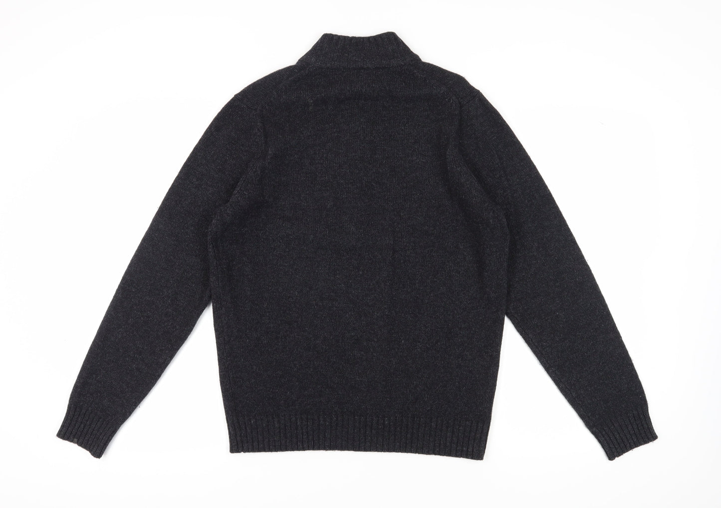 Viyella Men's Small Black Full Zip Jumper