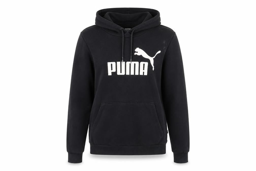 Womens UK 16 Regular PUMA Black Pullover Hoodie