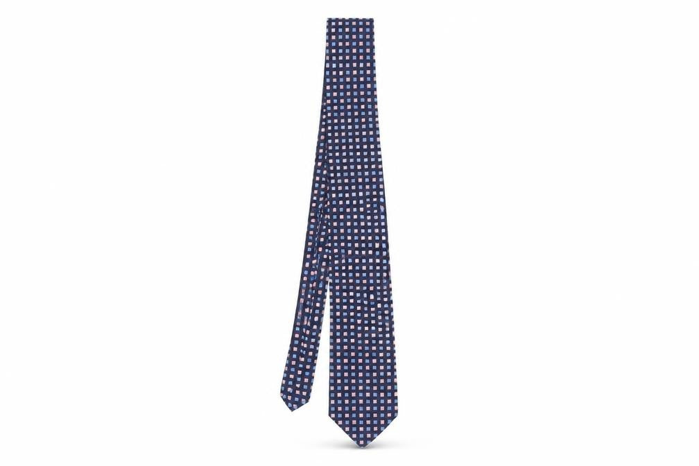 Daniel Hechter Men's Designer Silk Geometric Tie