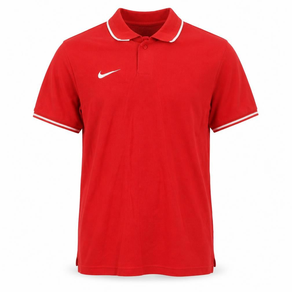 Nike Men's Red Polo Active Gym Shirt M