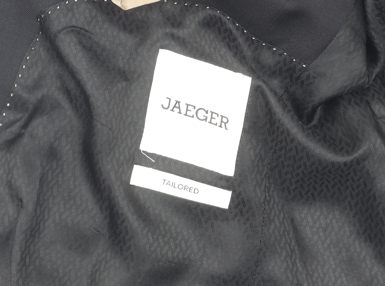 Jaeger Men's Black 42R Regular Blazer