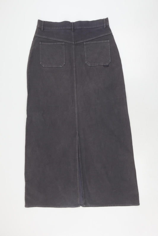 White Stuff Women's Grey Midi Pencil Skirt, Size 2