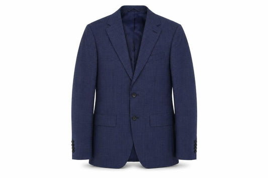 Mens 36 Chest Regular DKNY Blue Two-Button Blazer