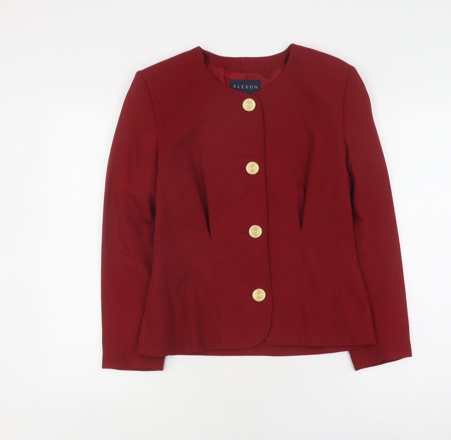 Alexon Women's Red Blazer Size 10 Workwear Formal