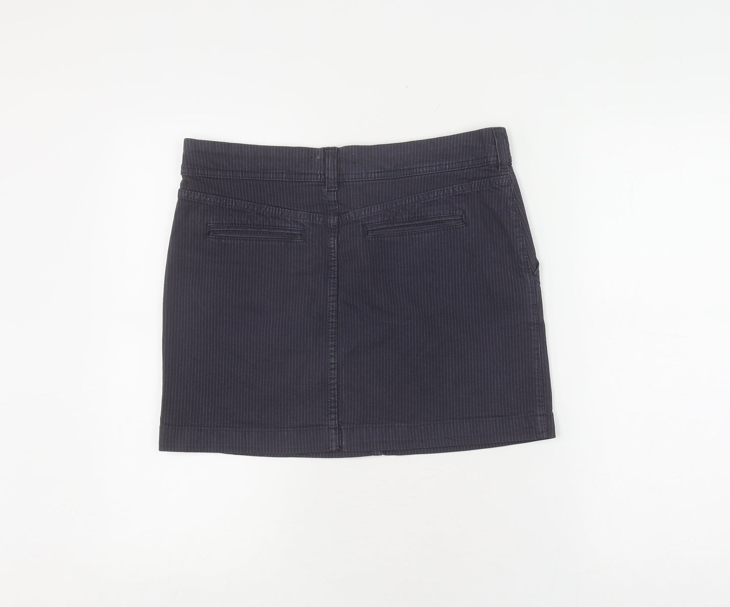 White Stuff Women's Black Stripe Skirt Size 10