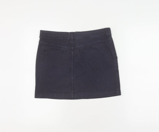 White Stuff Women's Black Stripe Skirt Size 10
