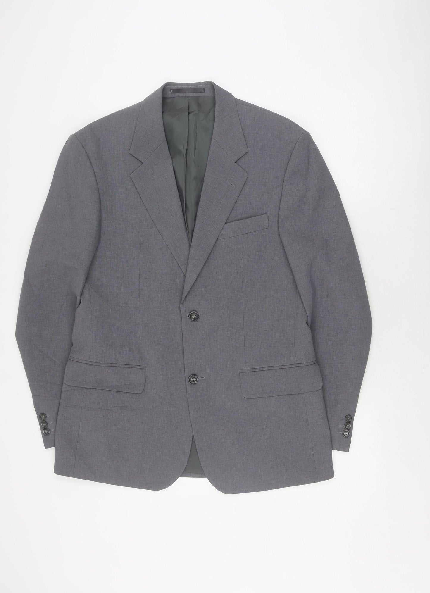 Farah Men's Grey Blazer, 38R, Classic Style