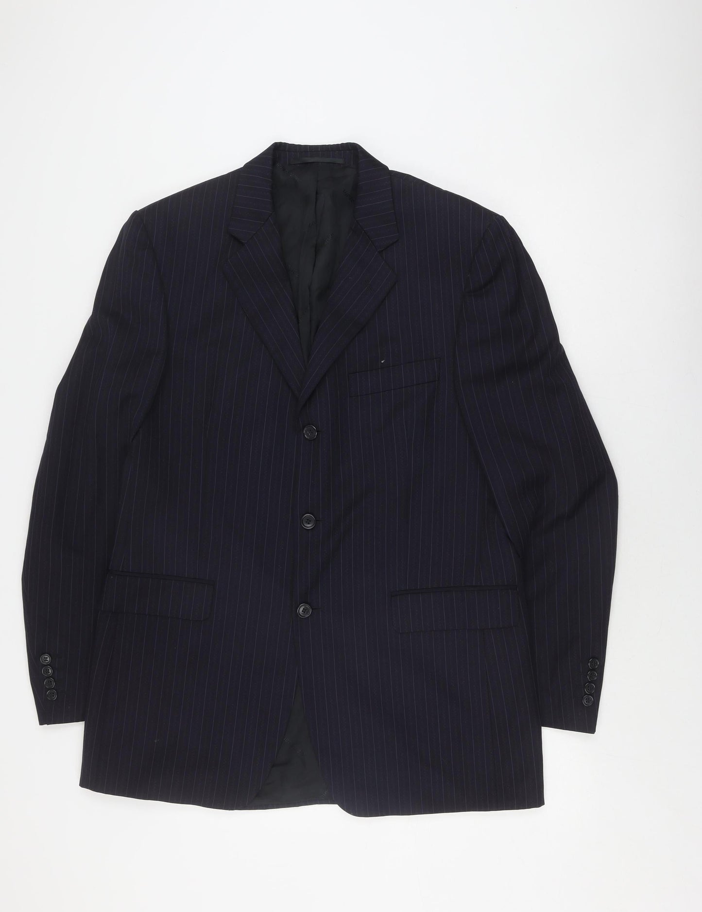 Pierre Cardin Men's Blue Blazer Size 42L Classic Fit