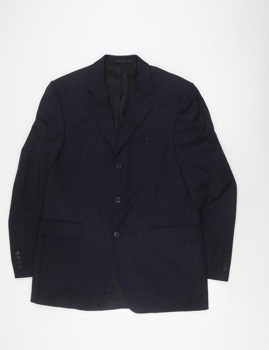 Pierre Cardin Men's Blue Blazer Size 42L Classic Fit
