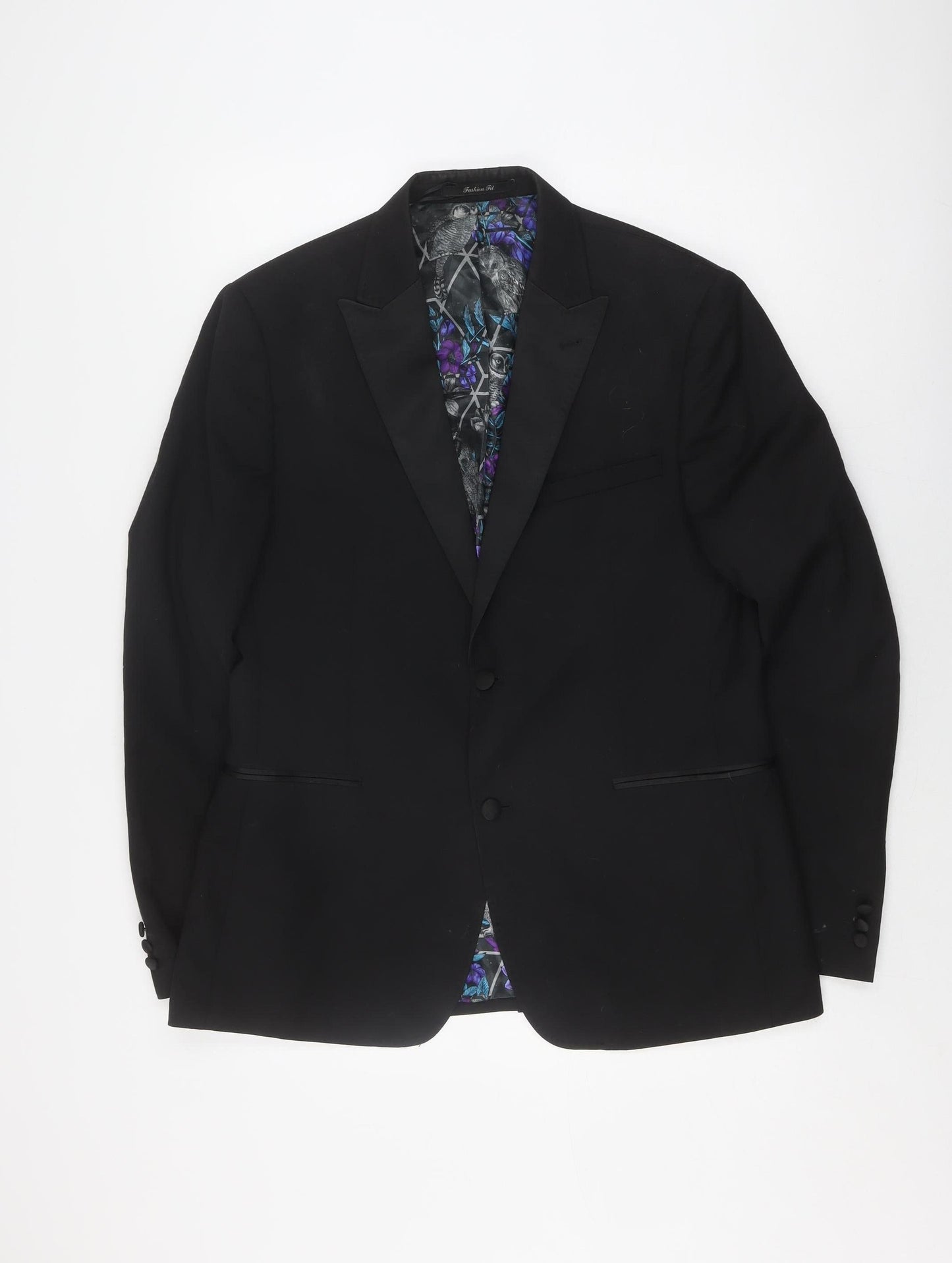 Ted Baker Men's Black Blazer Size 42R Formal