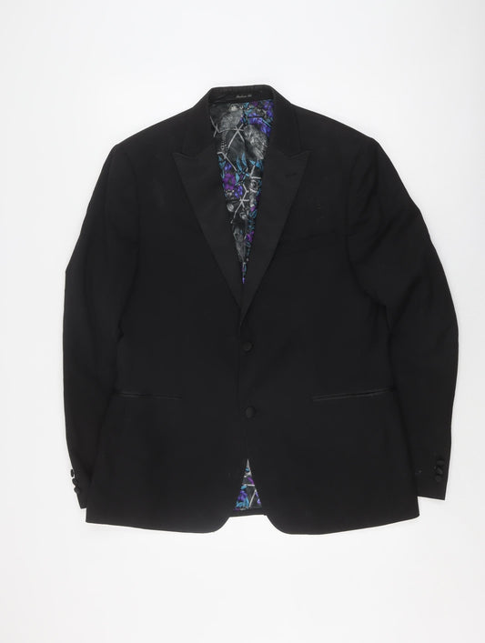 Ted Baker Men's Black Blazer Size 42R Formal