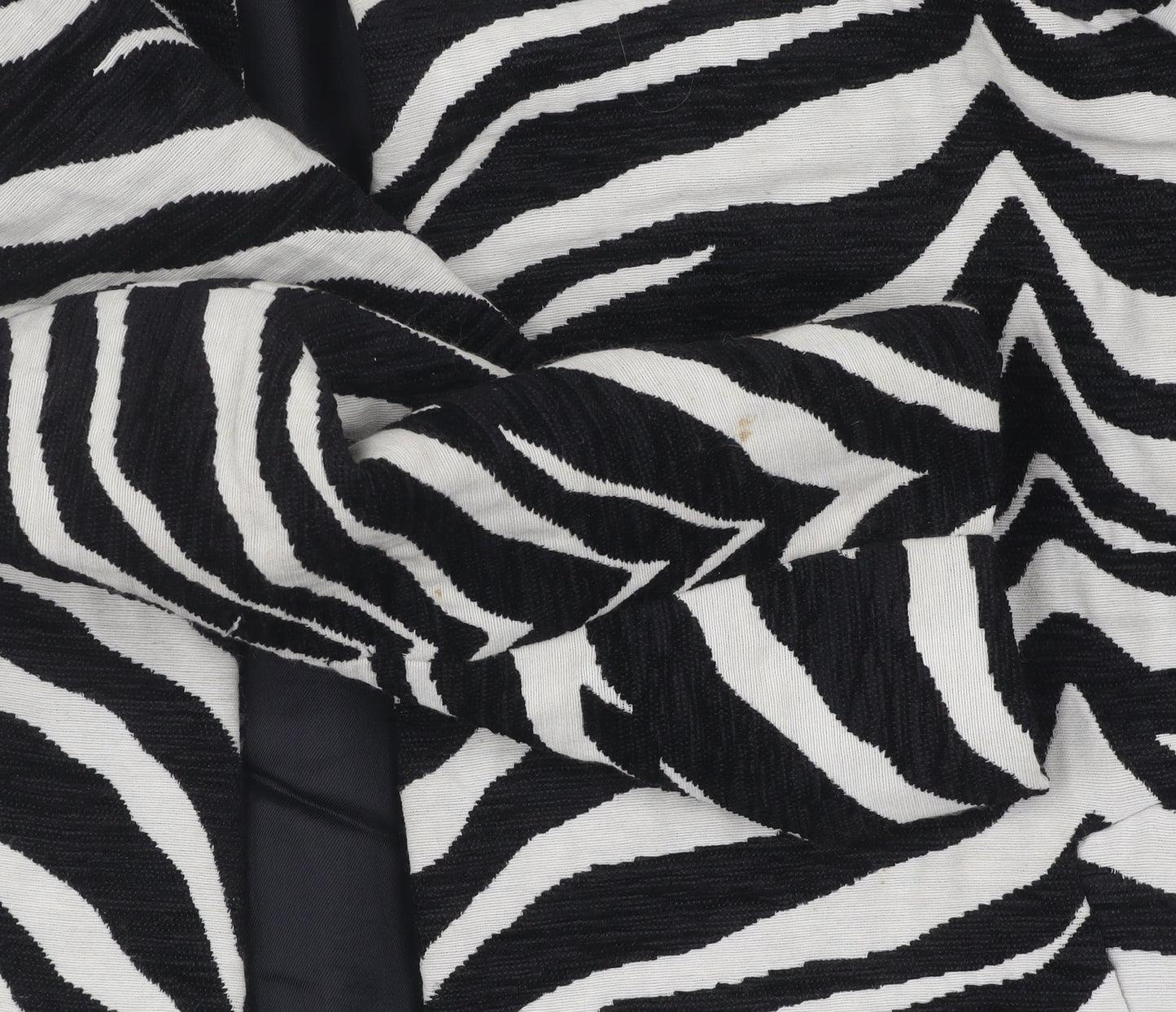 Zara Woman Zebra Print Blazer, XS, Black/White, Casual