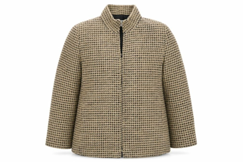 Gold by Michael H Women's Beige Wool Coat Size 14