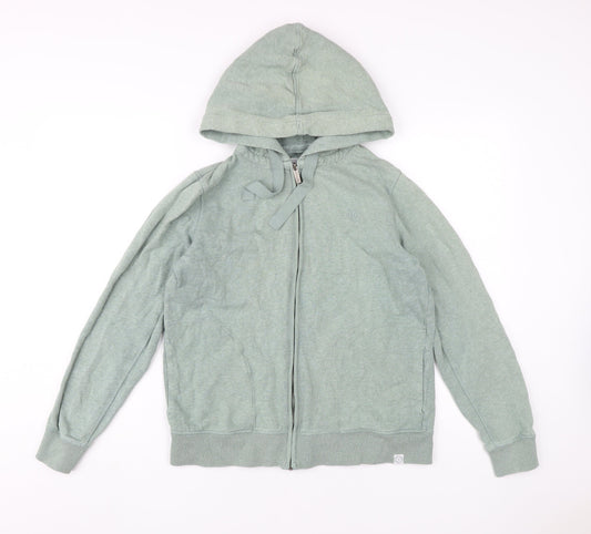 Fat Face Women's Green Full Zip Hoodie - Size S