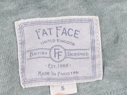 Fat Face Women's Green Full Zip Hoodie - Size S