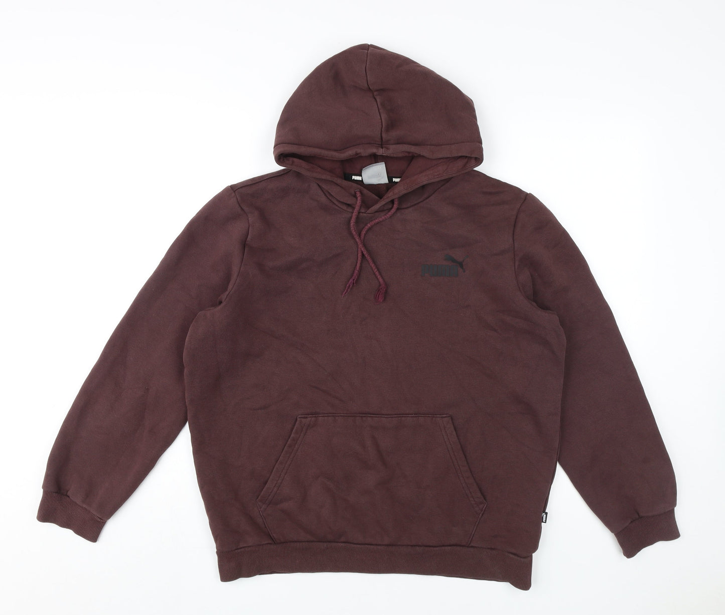 Puma Men's Brown Pullover Hoodie Medium