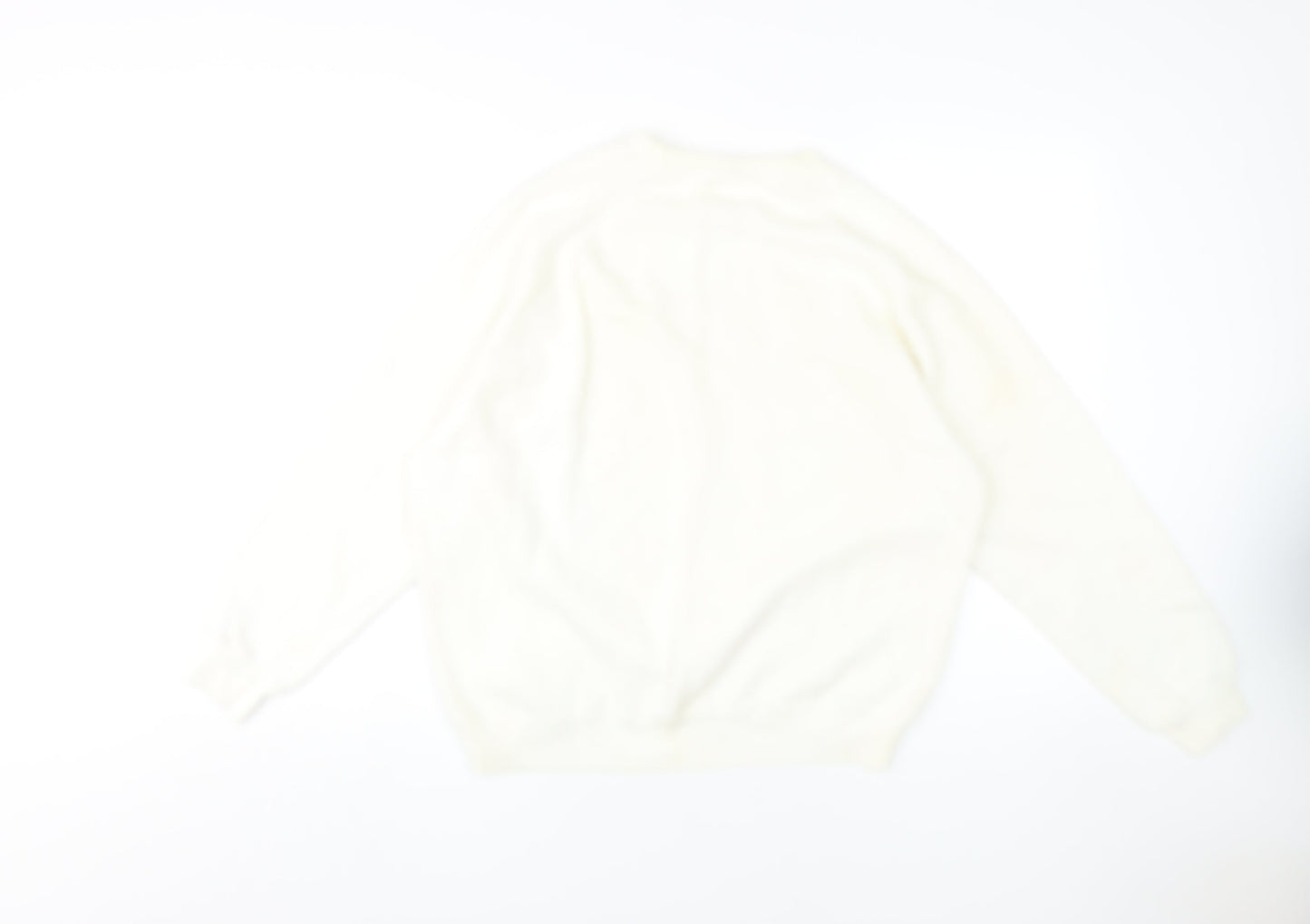 David Allan Unisex Ivory Pullover Sweatshirt M