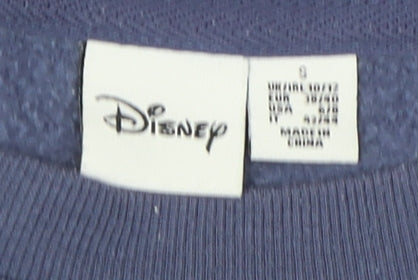 Disney Lilo & Stitch Women's Blue Pullover Sweatshirt, Size 8