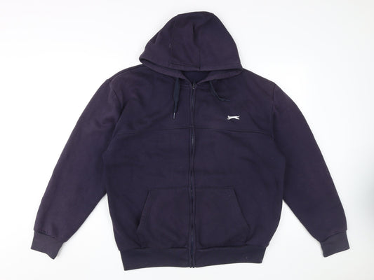 Slazenger Men's Blue Full Zip Hoodie - L