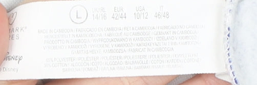 Disney Women’s White Stitch Sweatshirt L