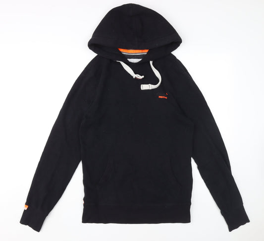 Superdry Unisex Black Pullover Hoodie S