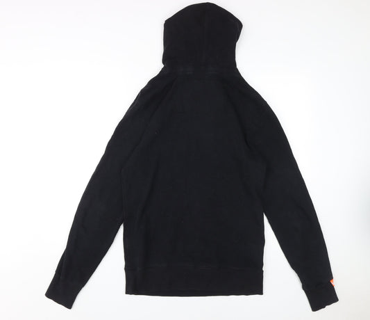 Superdry Unisex Black Pullover Hoodie S