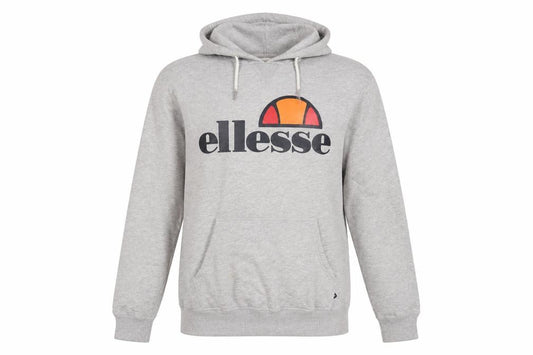 Womens UK 12 Regular ellesse Grey Pullover Hoodie