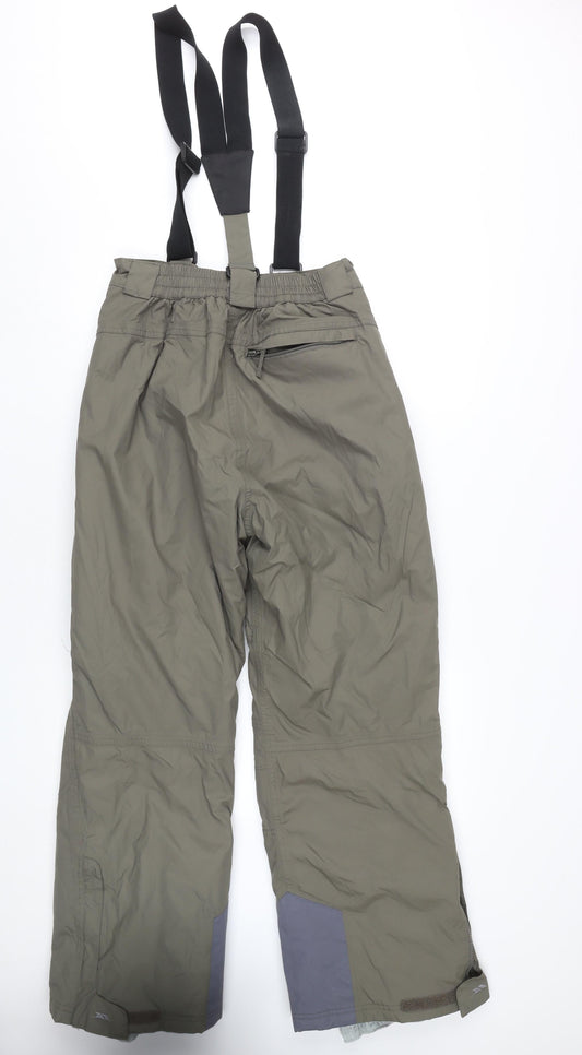 Trespass Men's Brown Snow Pants M with Straps