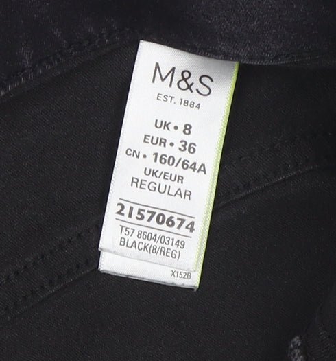 Marks and Spencer Women's Black Size 8 Jegging