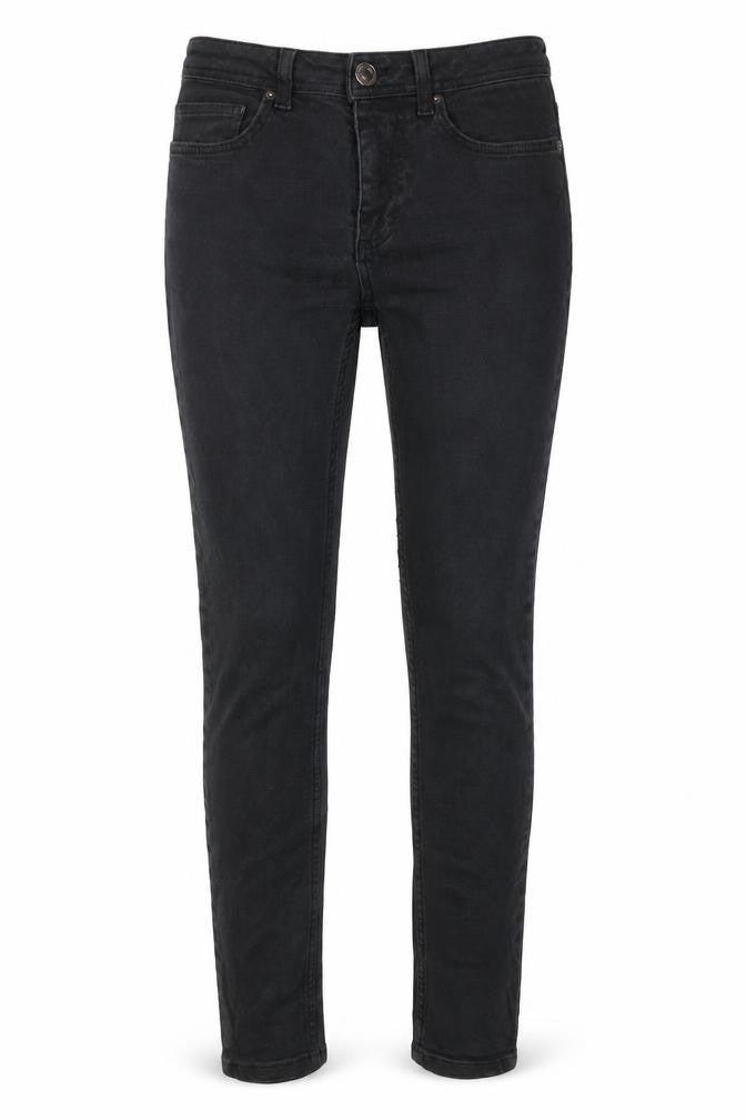 Front view of Denim Co. Women's Black Skinny Jeans, size 10