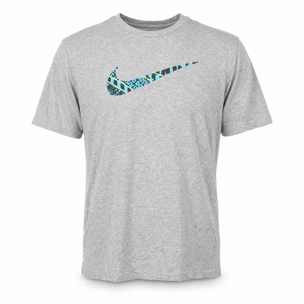 Mens UK Size M Nike Grey  Cotton Blend T-Shirt