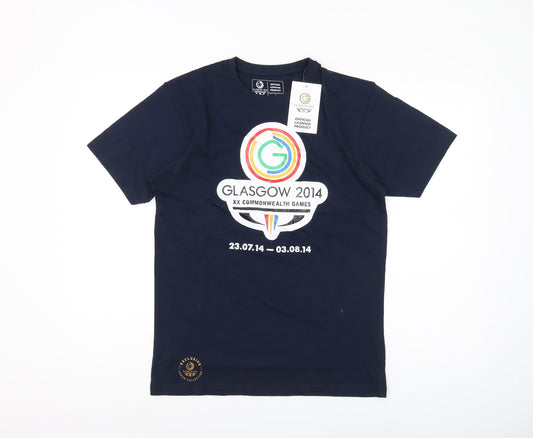 Glasgow 2014 Men's Blue Small Sports T-Shirt