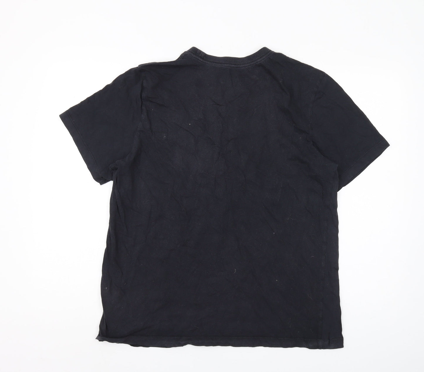 Nike Men's Black Crew Neck T-Shirt L Short Sleeve