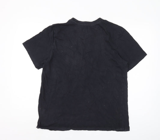 Nike Men's Black Crew Neck T-Shirt L Short Sleeve