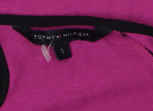 Tommy Hilfiger Women's Purple Short Sleeve T-Shirt