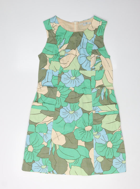 Boden Women's Floral Cotton Sheath Dress, Size 12