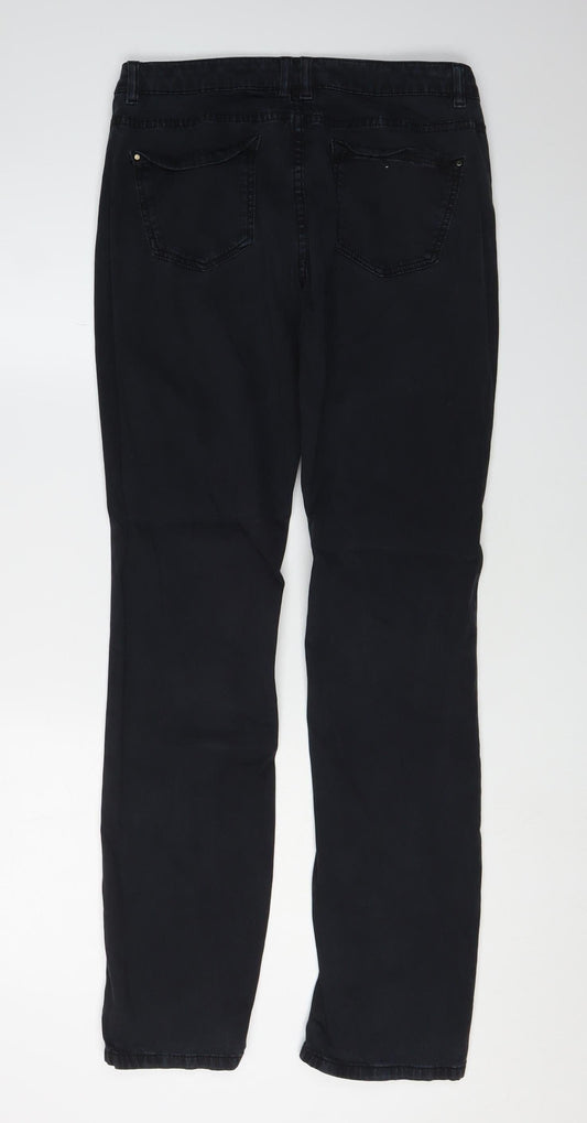 Windsor Women's Black Straight-Leg Jeans Size 4