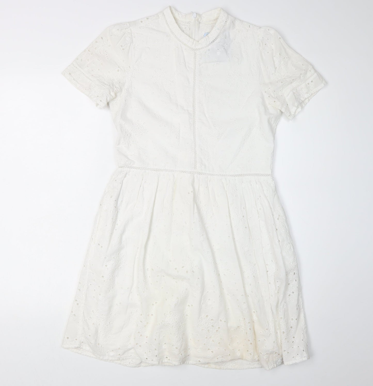 Superdry Women's White A-Line Dress Size 6