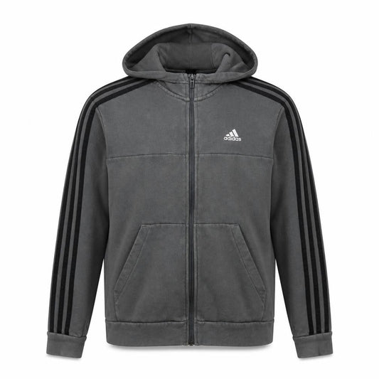Adidas Boys Grey Full Zip Hoodie 11-12 Years