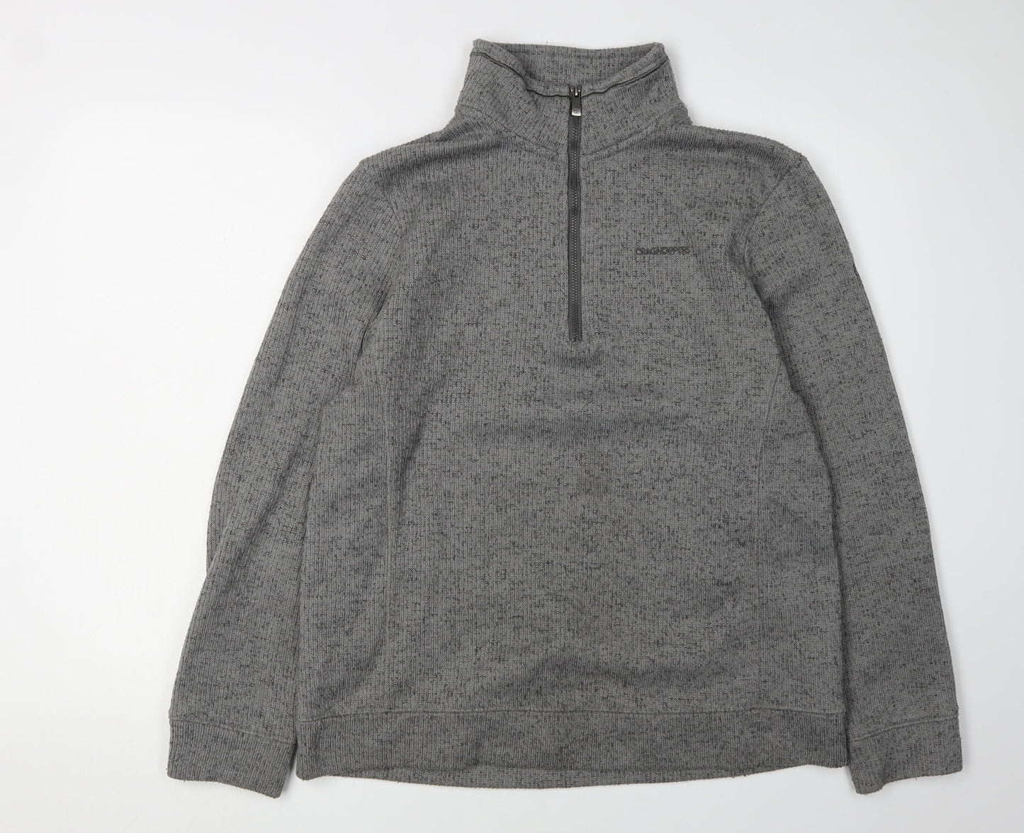 Craghoppers Men's Grey 1/4 Zip Sweatshirt M Medium