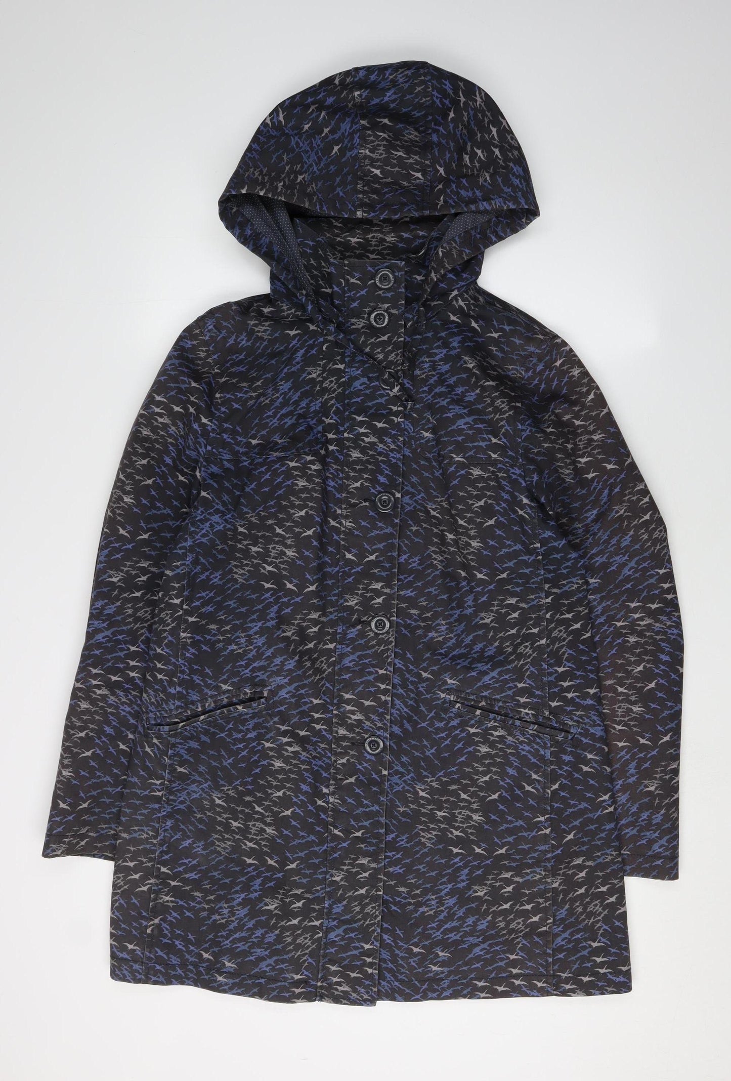 White Stuff Women's Multicolour Rain Coat Size 12