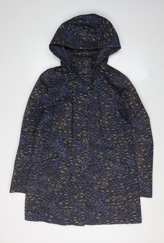 White Stuff Women's Multicolour Rain Coat Size 12